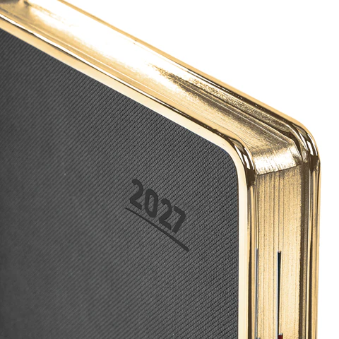 Ежедневник датированный 2027, А5, 148х218 мм, GALANT "Infinity Gold",