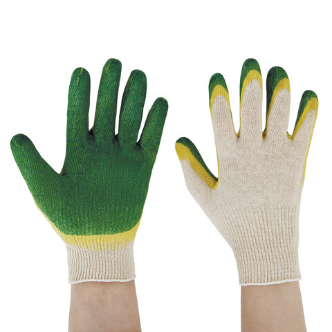 Перчатки хлопчатобумажные, КОМПЛЕКТ 5 ПАР, 13 класс, 40-42 г, 100 текс, ДВОЙНОЙ Перчатки хлопчатобумажные, КОМПЛЕКТ 5 ПАР, 13 класс, 40-42 г, 100 текс, ДВОЙНОЙ