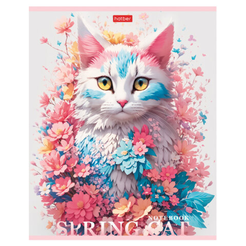 Тетрадь А5 48 л., HATBER скоба, клетка, обложка картон, "Для девочек_Выпуск Тетрадь А5 48 л., HATBER скоба, клетка, обложка картон, "Для девочек_Выпуск