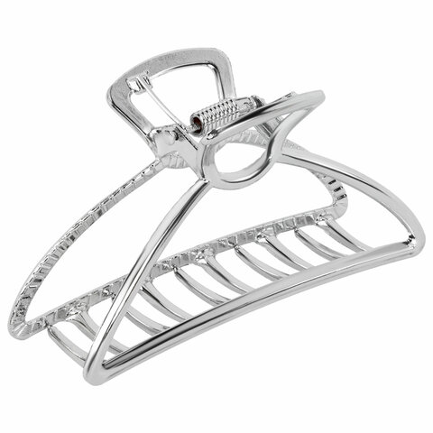 Краб для волос 7,8 см, серебристый, MONTE VITA (МОНТЕ ВИТА), 457016 Краб для волос 7,8 см, серебристый, MONTE VITA (МОНТЕ ВИТА), 457016