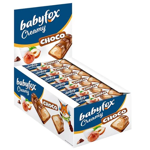 Батончик вафельный BABYFOX "Creamy Choco" 23 г, РВК656 Батончик вафельный BABYFOX "Creamy Choco" 23 г, РВК656