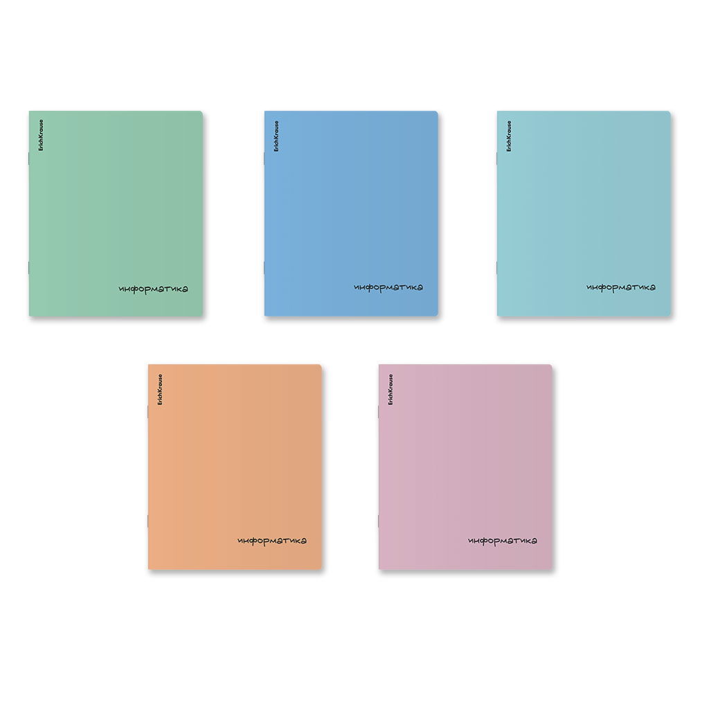 Тетрадь общая ученическая с пластиковой обложкой на скобе ErichKrause Dream, Тетрадь общая ученическая с пластиковой обложкой на скобе ErichKrause Dream,