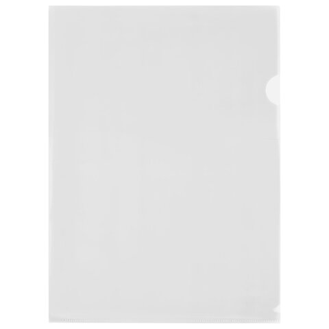 Папка-уголок А4 BRAUBERG UNIVERSAL, прозрачная, 0,10 мм, со штрихкодом, 273044 Папка-уголок А4 BRAUBERG UNIVERSAL, прозрачная, 0,10 мм, со штрихкодом, 273044