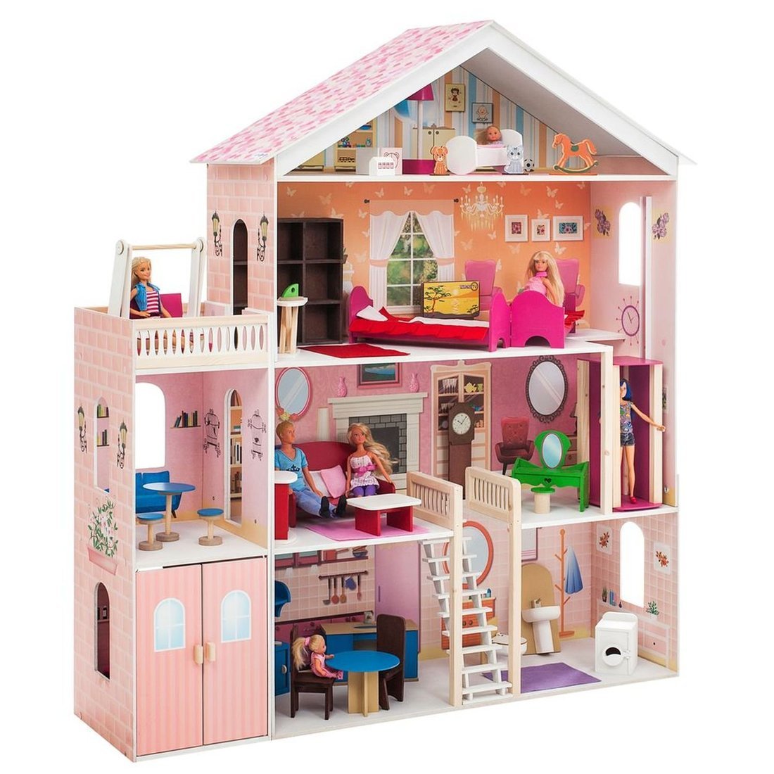 Дом для кукол фото | Casas para barbies, Casa de muñecas de madera, Casas de muñecas