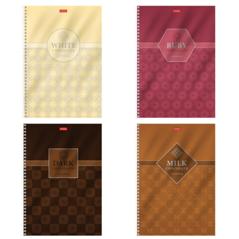 Тетрадь А4 96 л., HATBER, гребень, клетка, металлизированный картон, выборочный Тетрадь А4 96 л., HATBER, гребень, клетка, металлизированный картон, выборочный