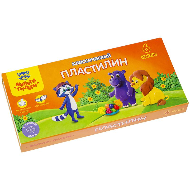 Пластилин "Приключения Енота" 06 цветов, 120гр, со стеком КП_10206 Пластилин "Приключения Енота" 06 цветов, 120гр, со стеком КП_10206