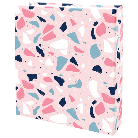 Фотоальбом BRAUBERG "Terrazzo" на 200 фото 10х15 см, твердая обложка,