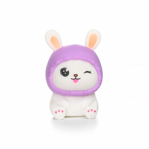 Игрушка-антистресс "МИЛЫЙ ЗАЙКА", 10,5 см, ассорти, 2 цвета, дисплей,
