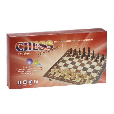 Игра настольная шахматы, в компл. игр. поле 34х34см., шахматы