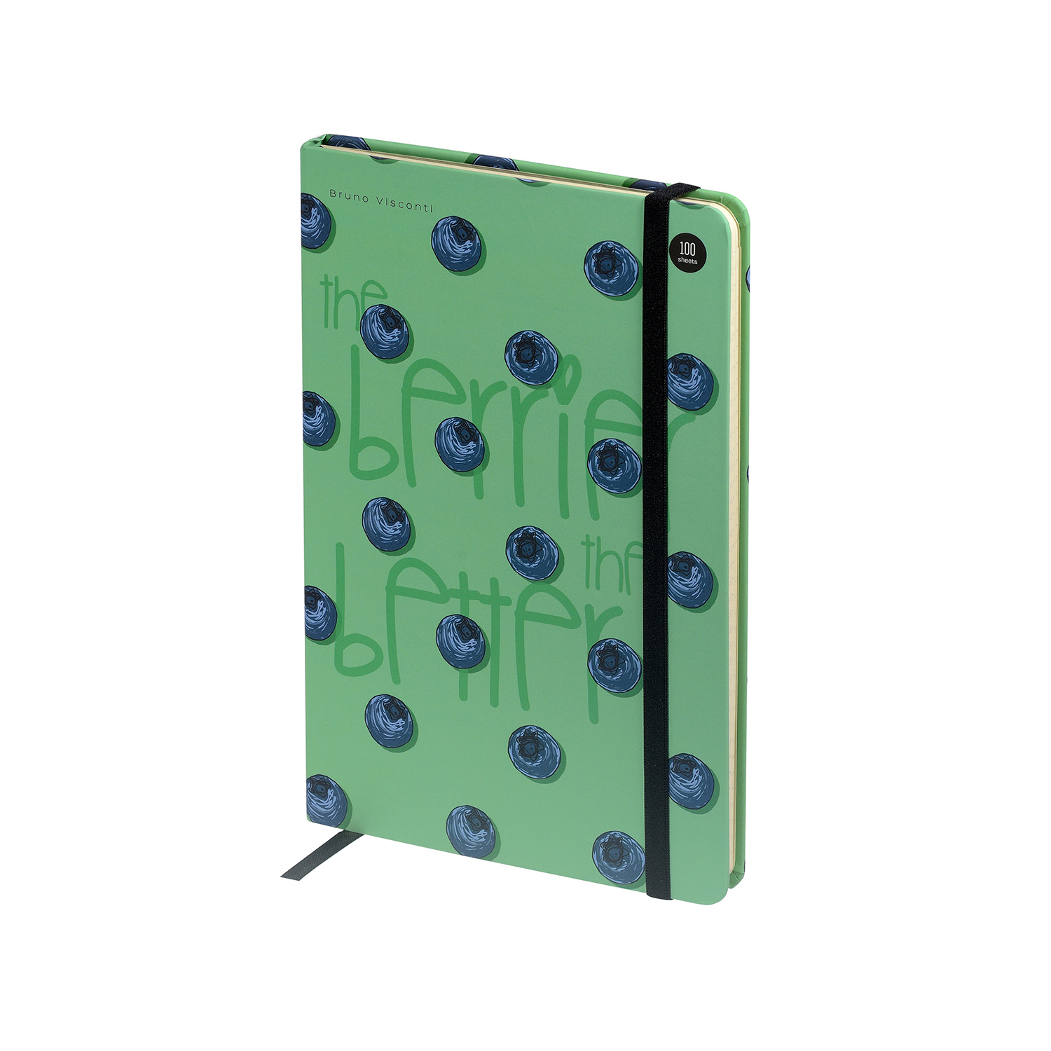 "MEGAPOLIS JOURNAL" А5, 100Л. ГОРИЗОНТАЛЬНЫЙ НА РЕЗИНКЕ "ЯГОДЫ.