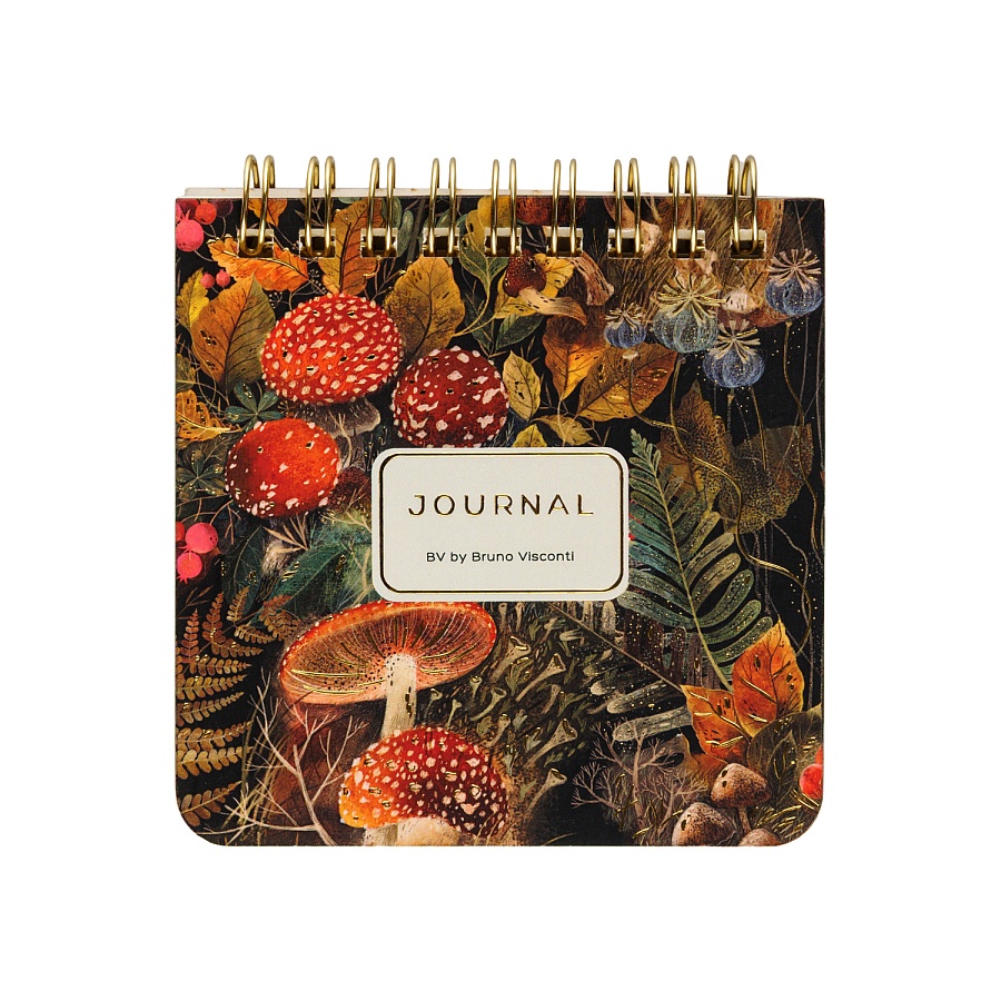 "POCKET JOURNAL" 90 Х 90 ММ, 60 Л, НА ГРЕБНЕ "FLORA. FOREST FAIRY "POCKET JOURNAL" 90 Х 90 ММ, 60 Л, НА ГРЕБНЕ "FLORA. FOREST FAIRY