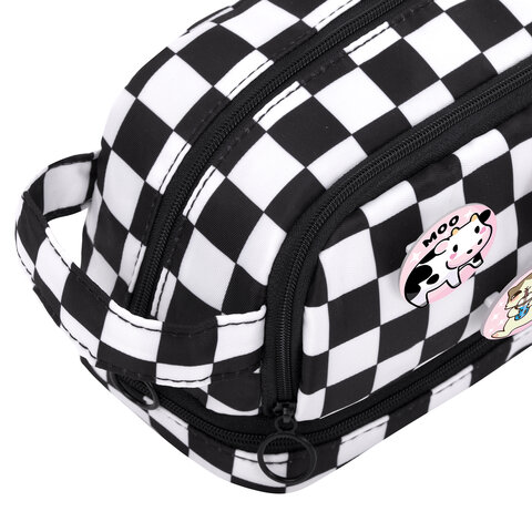 Пенал-органайзер HEIKKI (ХЕЙКИ) с ручкой, значки, 2 отделения, откидная планка, Пенал-органайзер HEIKKI (ХЕЙКИ) с ручкой, значки, 2 отделения, откидная планка,