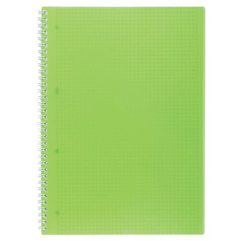 Тетрадь обложка пластик, А4, 80 л., гребень, клетка, HATBER, "LINE Тетрадь обложка пластик, А4, 80 л., гребень, клетка, HATBER, "LINE