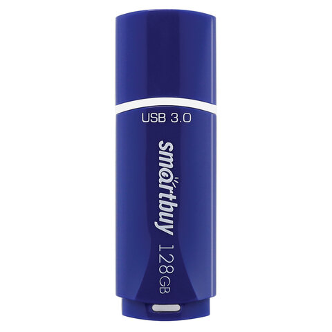 Флеш-диск 128 GB, SMARTBUY Crown, USB 3.0, синий, SB128GBCRW-Bl Флеш-диск 128 GB, SMARTBUY Crown, USB 3.0, синий, SB128GBCRW-Bl