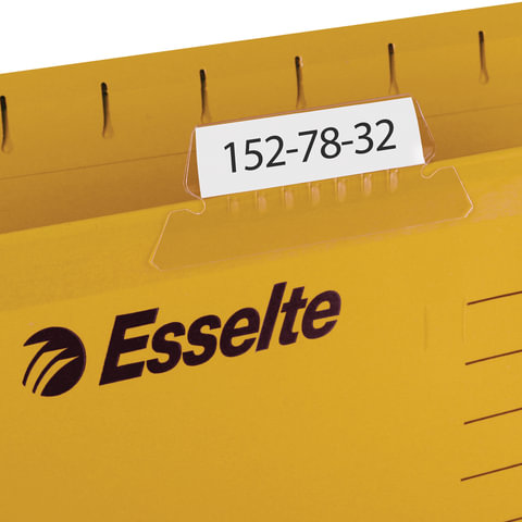 Подвесные папки ESSELTE "Plus" Foolscap с разделителями, картон,