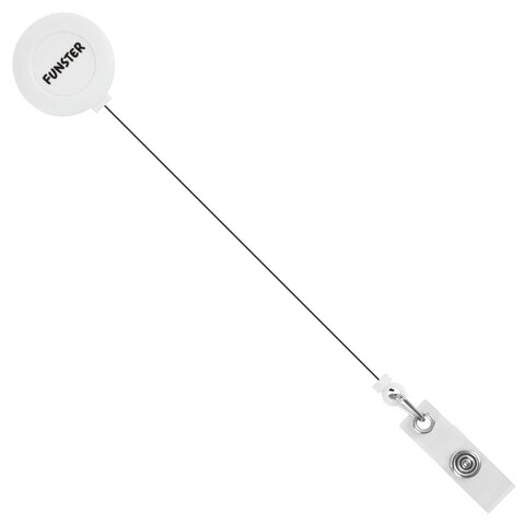 Бейдж вертикальный с 3D-печатью "Street food" (85х54 мм), с рулеткой,