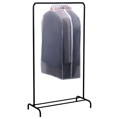 Чехол-кофр объёмный для хранения одежды на молнии, 60х30х90 см, цвет белый, Чехол-кофр объёмный для хранения одежды на молнии, 60х30х90 см, цвет белый,