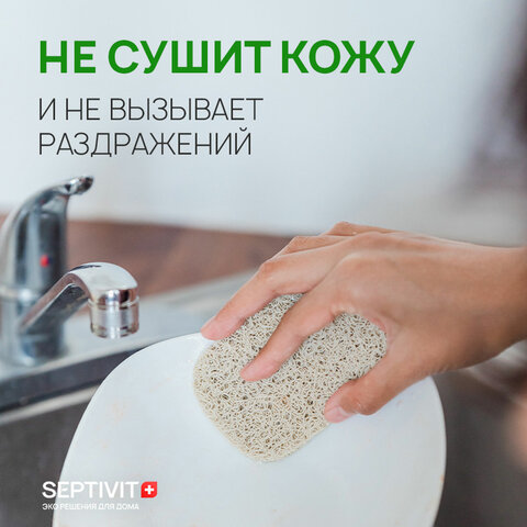 Средство для мытья посуды гипоаллергенное 1 л, SEPTIVIT "Нежное алоэ", Средство для мытья посуды гипоаллергенное 1 л, SEPTIVIT "Нежное алоэ",
