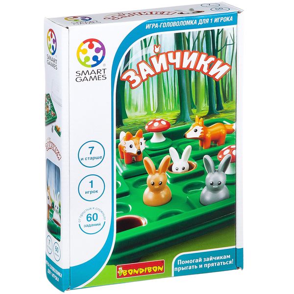Логическая игра BONDIBON Зайчики, арт. SG 421 RU Логическая игра BONDIBON Зайчики, арт. SG 421 RU