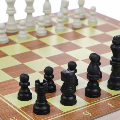 Игра настольная шахматы, в компл. игр. поле 34х34см., шахматы