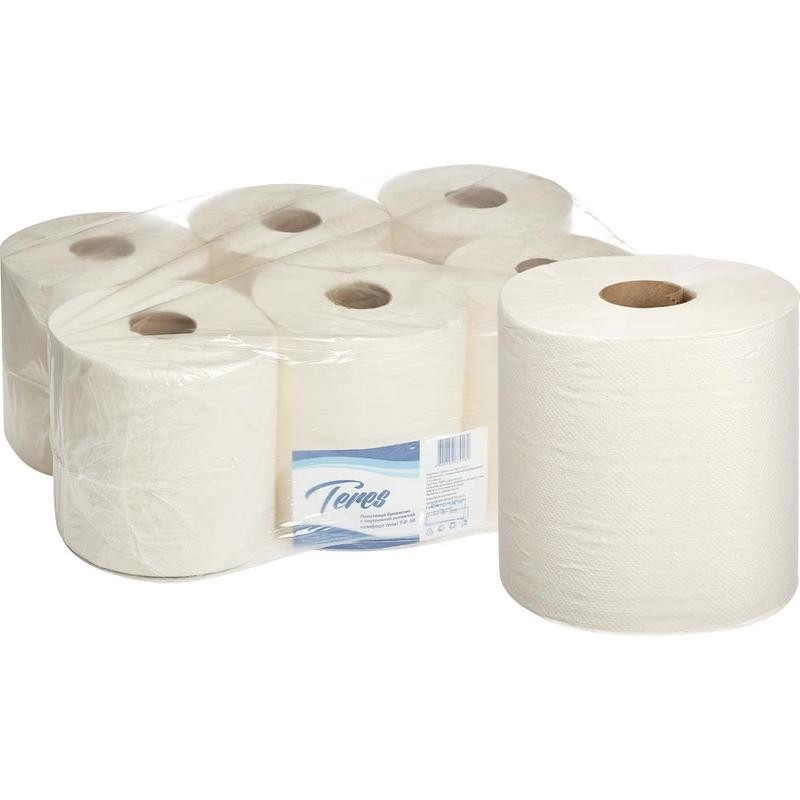 Полотенца бумажные д/держ.Терес Комфорт макси ЦВ 1сл.270м 6рул Т-0150 штр. Полотенца бумажные д/держ.Терес Комфорт макси ЦВ 1сл.270м 6рул Т-0150 штр.