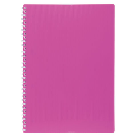 Тетрадь обложка пластик, А4, 80 л., гребень, клетка, HATBER, "LINE Тетрадь обложка пластик, А4, 80 л., гребень, клетка, HATBER, "LINE