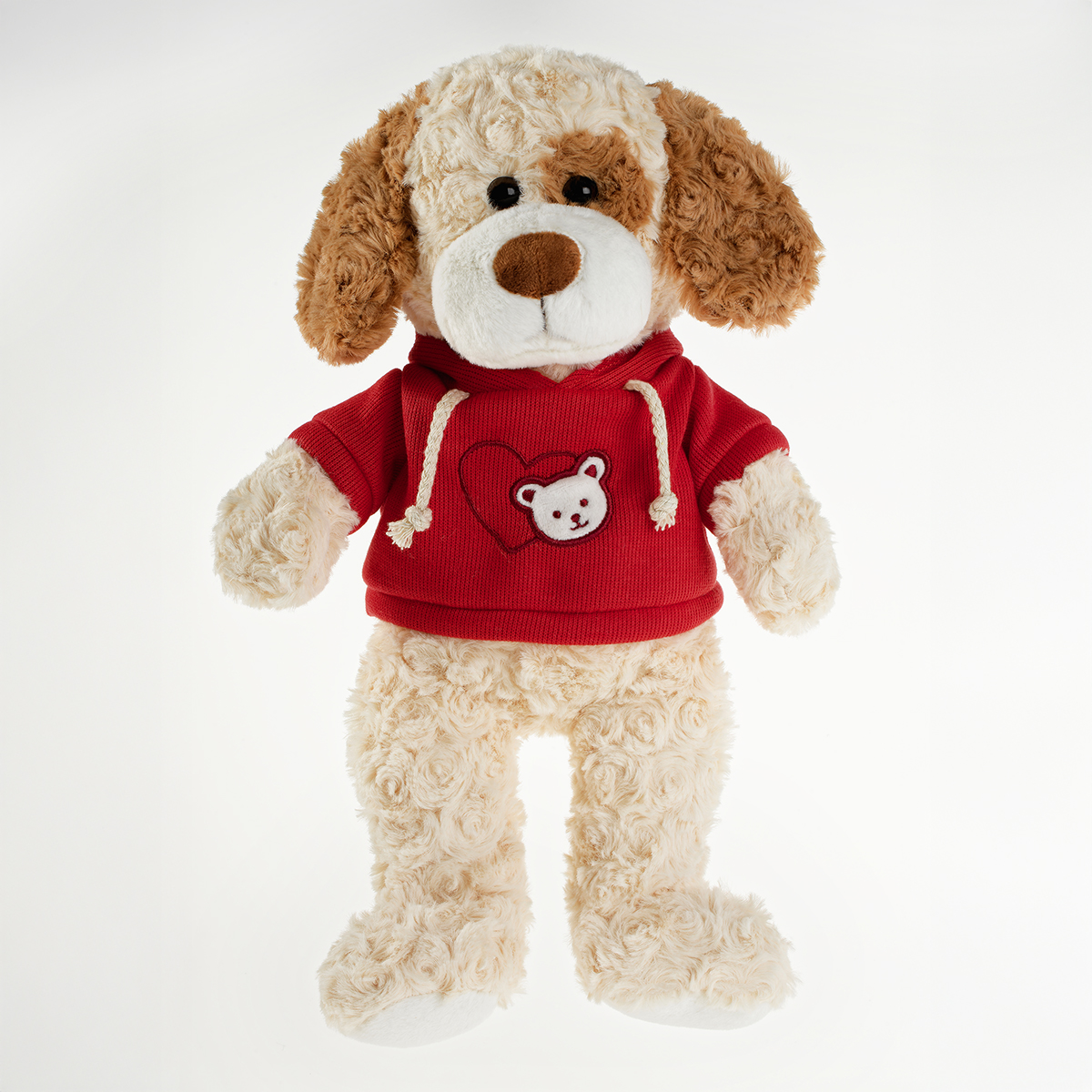 Мягкая игрушка ТРИ СОВЫ "Собака в худи", 25см