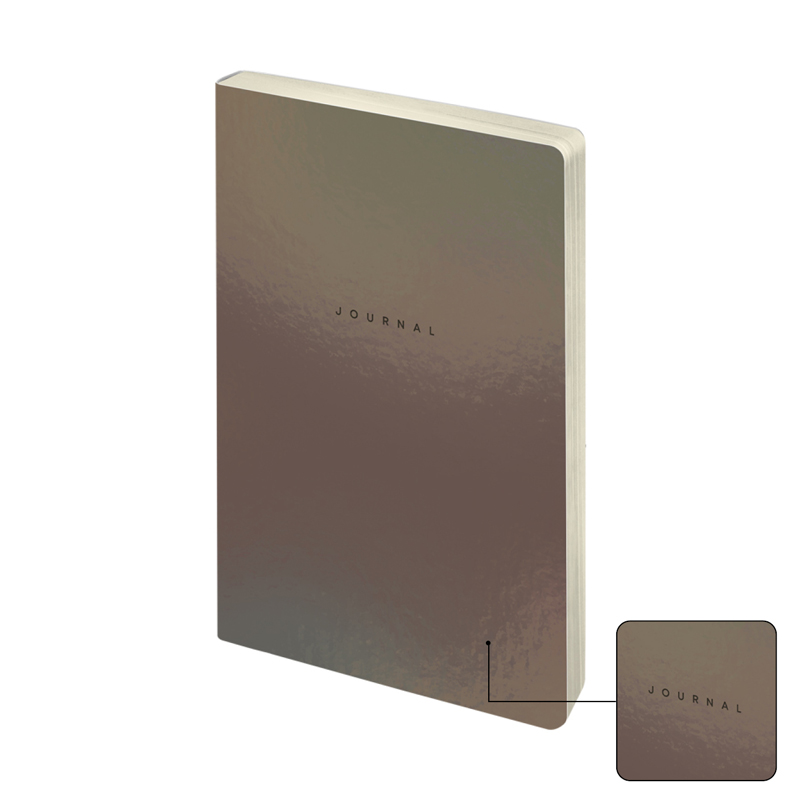 Ежедневник недатированный А5, 136л., кожзам, Greenwich Line "Holography.