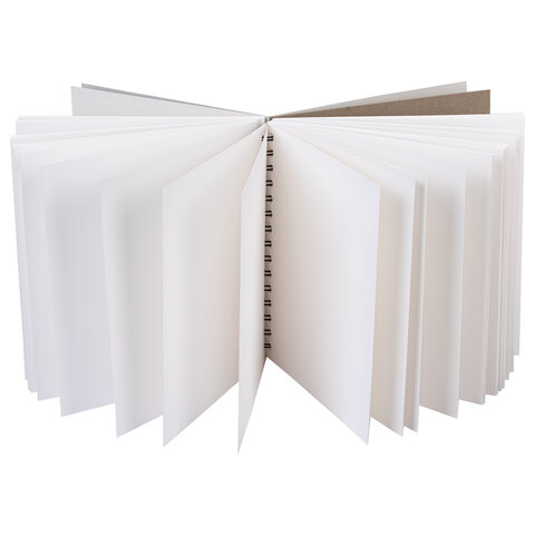 Скетчбук для смешанных техник MixMedia, 200 г/м2, 200х200 мм, 60 л., твердая