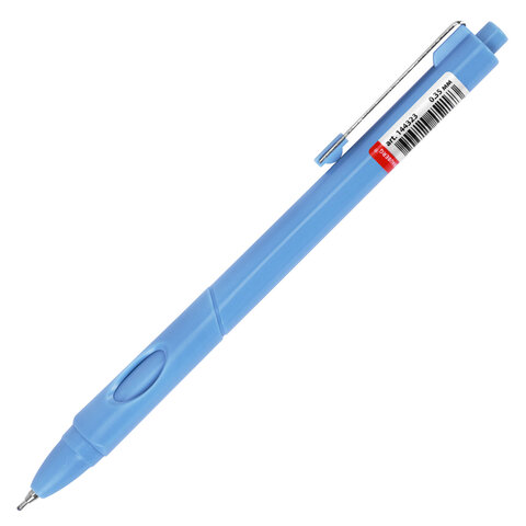Ручка шариковая автоматическая с грипом BRAUBERG "COMFORT GRIP",