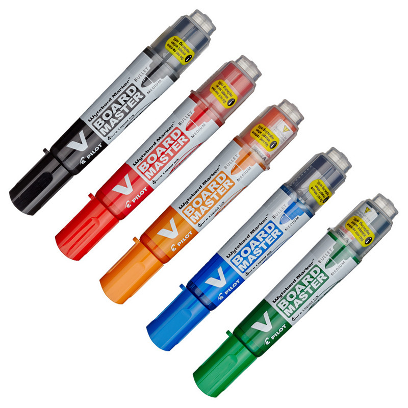 Набор маркеров для досок PILOT WBA-VBM-M-S5 набор 5цв. штр. 4902505358371, Набор маркеров для досок PILOT WBA-VBM-M-S5 набор 5цв. штр. 4902505358371,