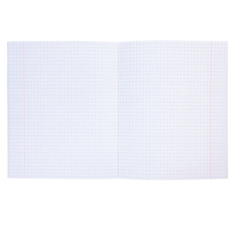 Тетрадь бумвинил А5 48 л., скоба, офсет №1, клетка, с полями, "ЧЕРНАЯ Тетрадь бумвинил А5 48 л., скоба, офсет №1, клетка, с полями, "ЧЕРНАЯ