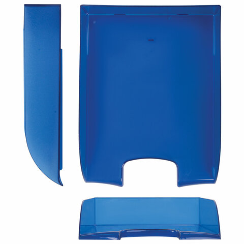 Лоток горизонтальный для бумаг BRAUBERG "Office style", 320х245х65 мм,
