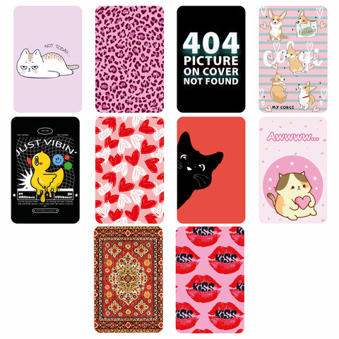 Обложка-карман для карт и пропусков "Cool Mix 2", 100х65 мм, 10 Обложка-карман для карт и пропусков "Cool Mix 2", 100х65 мм, 10