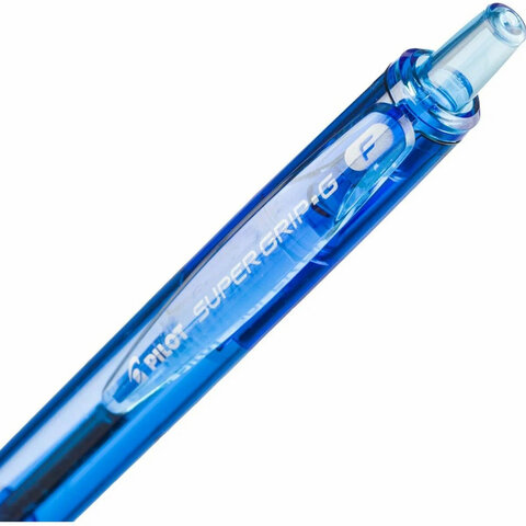 Ручка шариковая автоматическая с грипом PILOT Super Grip G, СИНЯЯ, 0,7 мм, линия Ручка шариковая автоматическая с грипом PILOT Super Grip G, СИНЯЯ, 0,7 мм, линия