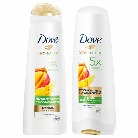 Подарочный набор DOVE "Глубокое питание и восстановление" Шампунь 250