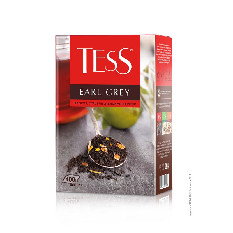 Чай Tess Earl Grey листовой черный с добавками,400г 1503-10 Чай Tess Earl Grey листовой черный с добавками,400г 1503-10