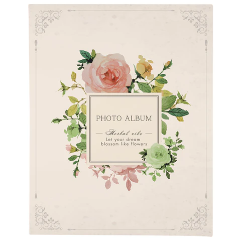 Фотоальбом BRAUBERG "Tender flowers" на 100 фото 10х15 см, твердая