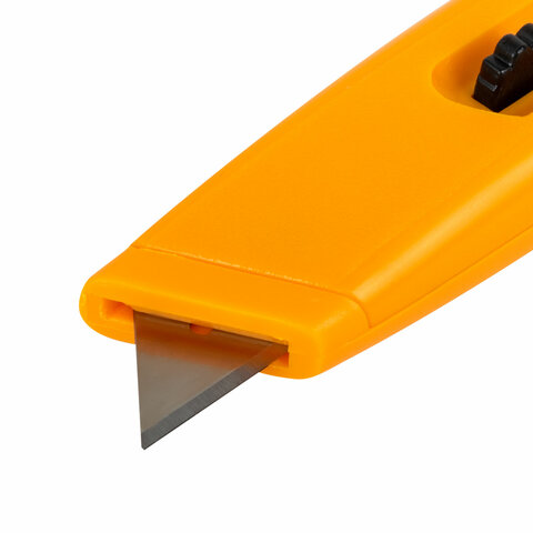 Нож универсальный мощный STAFF PRO, автофиксатор, ABS-пластик, 238734 Нож универсальный мощный STAFF PRO, автофиксатор, ABS-пластик, 238734