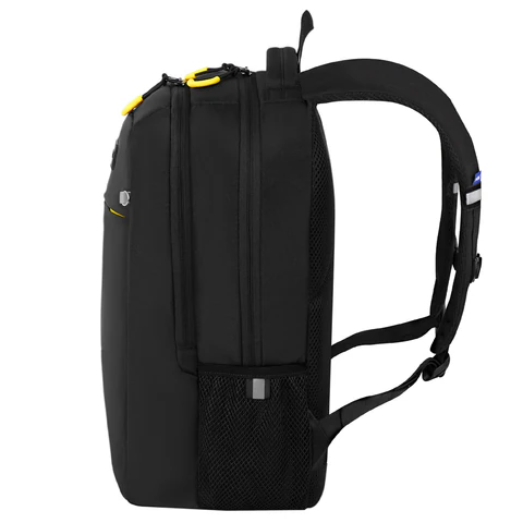 Рюкзак BRAUBERG MAIN, 2 отделения, 3 кармана, "Yellow flash", 38х26х17