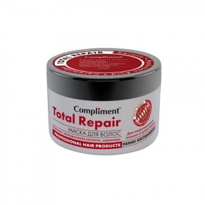Compliment Маска для волос Total Repair с кератином, гиалуроновой кислотой, Compliment Маска для волос Total Repair с кератином, гиалуроновой кислотой,