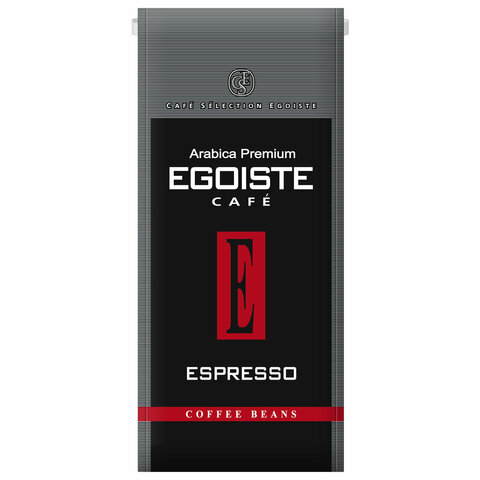 Кофе в зернах EGOISTE "Espresso", арабика 100%, 1000 г, вакуумная Кофе в зернах EGOISTE "Espresso", арабика 100%, 1000 г, вакуумная