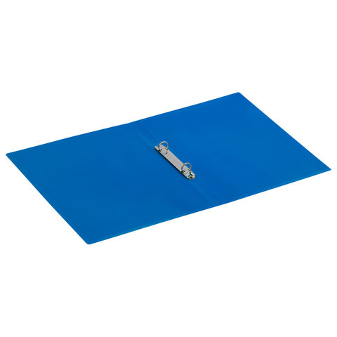 Папка на 2 кольцах А4 BRAUBERG UNIVERSAL, 25 мм, синяя, до 170 листов, 0,5 мм,