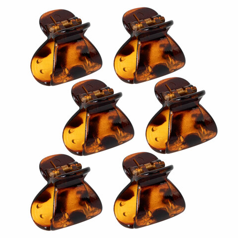 Крабы для волос НАБОР 6 шт, 2,7 см, АССОРТИ, MONTE VITA (МОНТЕ ВИТА) 457024 Крабы для волос НАБОР 6 шт, 2,7 см, АССОРТИ, MONTE VITA (МОНТЕ ВИТА) 457024