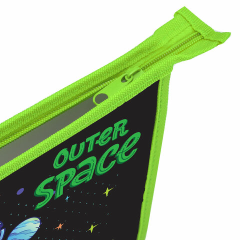Папка для тетрадей ПИФАГОР А5, 1 отделение, пластик, на молнии, "Outer