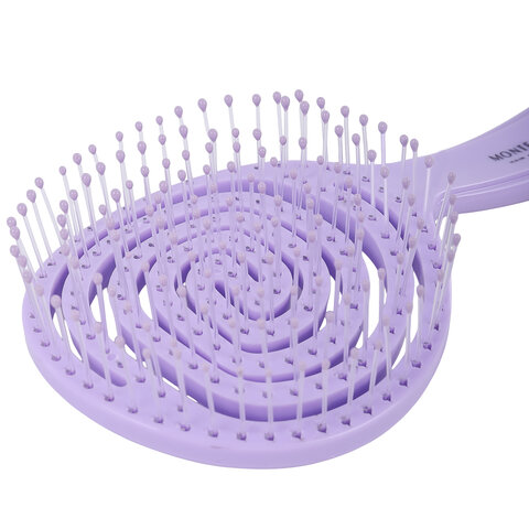 Расческа для волос массажная 17,5х8 см, цвета АССОРТИ, MONTE VITA (МОНТЕ ВИТА),