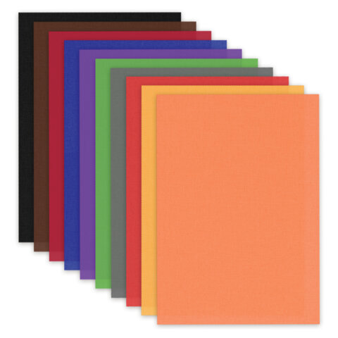 Цветная бумага ТИШЬЮ 17 г/м2, А4 (210х297 мм), 20 листов, 10 цветов интенсив, в