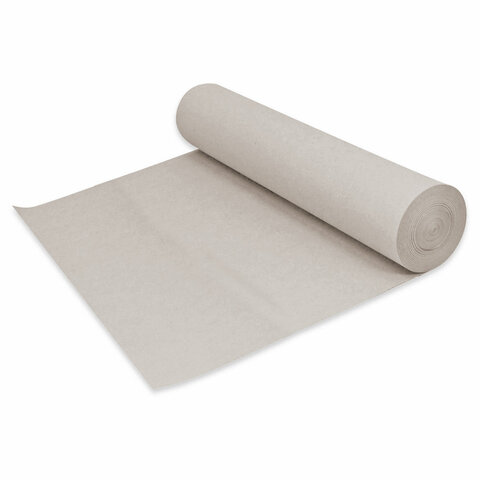 Бумага для творчества и упаковки, газетная, рулон 420 мм х 300 м, 45 г/м2,