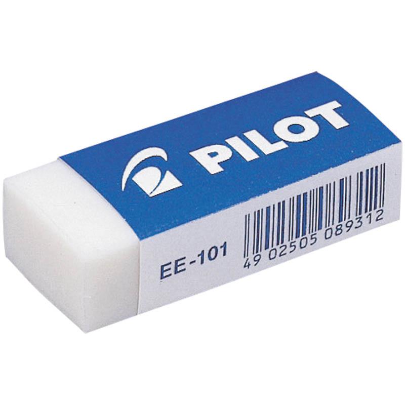Ластик "Pilot", прямоугольный, винил, картонный футляр, 42*18*11мм: Ластик "Pilot", прямоугольный, винил, картонный футляр, 42*18*11мм: