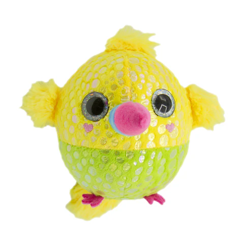 Игрушка мягкая "Микс", 10 см, ассорти 5 дизайнов, глаза светятся в